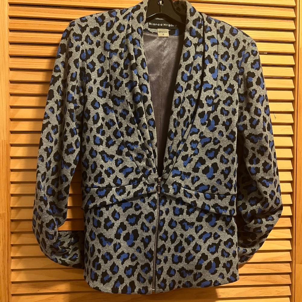 Animal Print Blazer